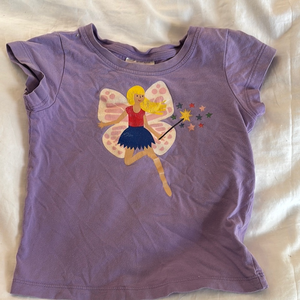 Hanna Andersson Purple Fairy Graphic Tee